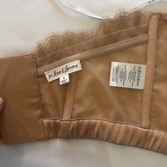 For Love & Lemons women’s bustier top, size small, nude - brand new, never worn! - Picture 7 of 7